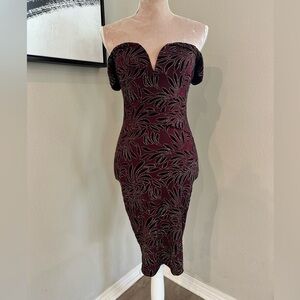 Windsor Holiday Off The Shoulder Bodycon